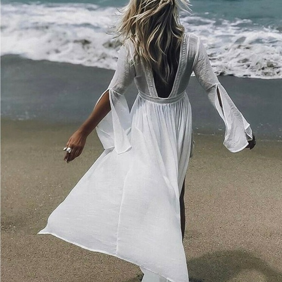 Cupshe White Bohemian Cover-Up - Picture 8 of 8